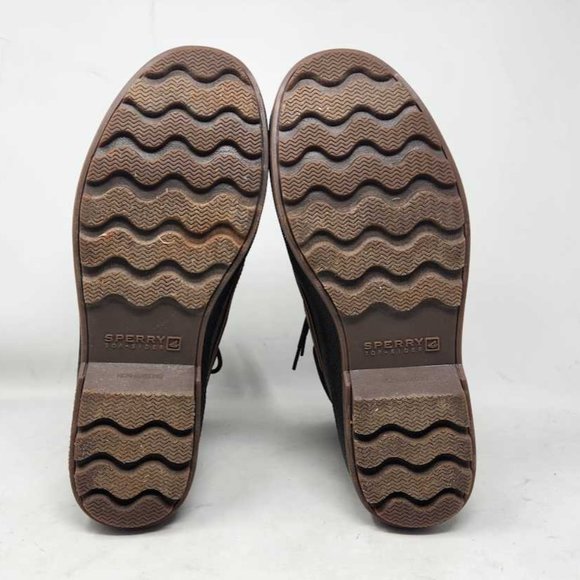 Men's 12W Sperry Cold Bay brown snow winter boots STS19551 12 Wide - Picture 9 of 9